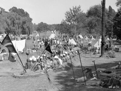 Erzsébet park, 4. Nemzetközi Cserkész Világtalálkozó (Jamboree).